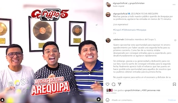 Grupo 5 anunció su segundo