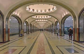 Estación Mayakovskaya (Moscú, Rusia)