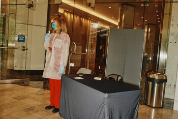 Una estación de control de