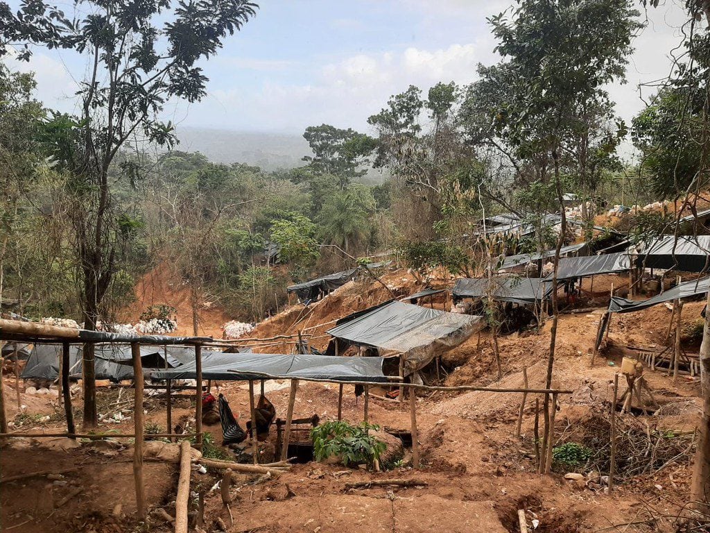 22 nicaragüenses detenidos por minería ilegal en Indio Maíz de Nicaragua