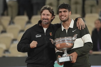 Carlos Alcaraz y Juan Carlos