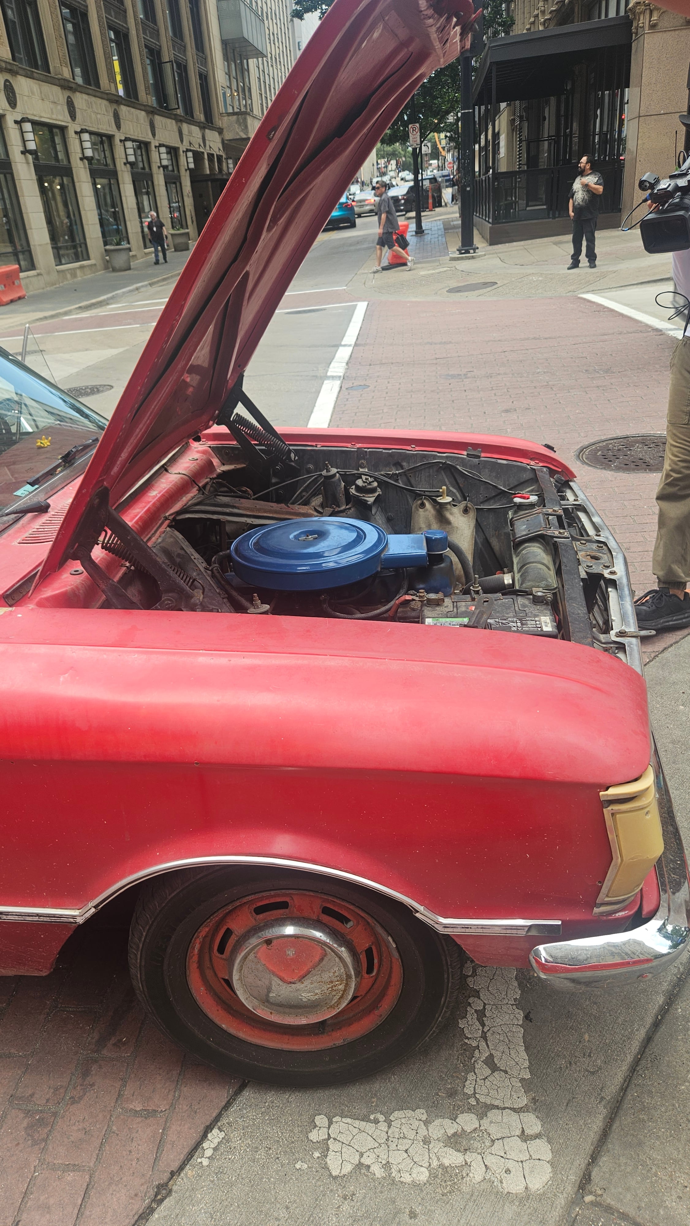 El auto conserva piezas originales
