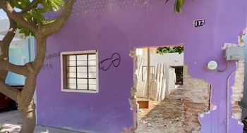 Así quedó la casa de