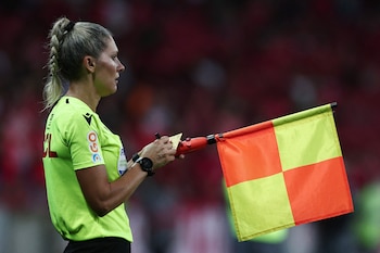 Neuza Back, durante un partido entre Inter de Porto Alegre y Botafogo (REUTERS/Diego Vara)