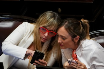 Las jerarcas cristinistas Anabel Fernández