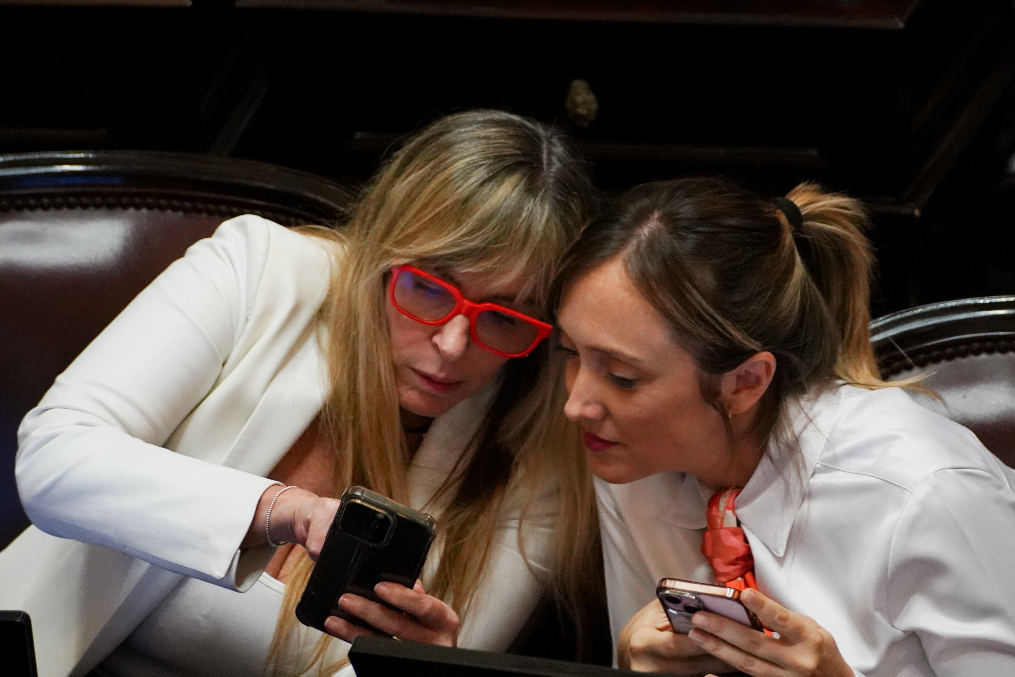 Las jerarcas cristinistas Anabel Fernández Sagasti y Juliana di Tullio