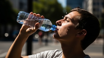 Cuánta agua hay que tomar al día para enfrentar la ola de calor 2026