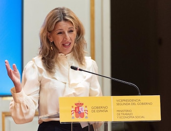 10/11/2022 La vicepresidenta segunda, Yolanda