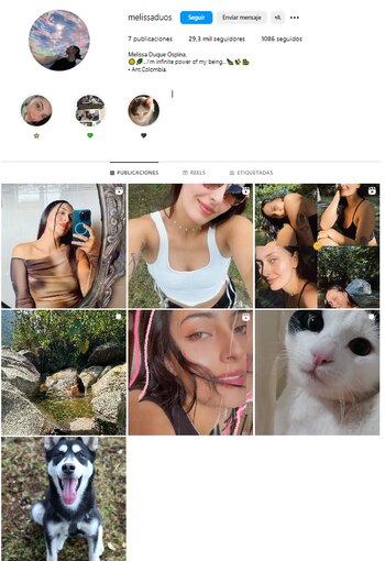 Melissa Duque, novia de Alejo