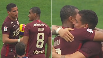 Discusión y abrazo entre Alexander