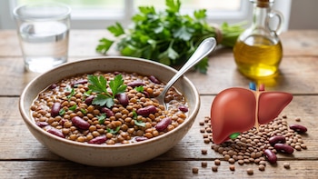 Frijoles con lentejas para el hígado graso: cuáles son sus beneficios y por qué recomiendan combinarlos