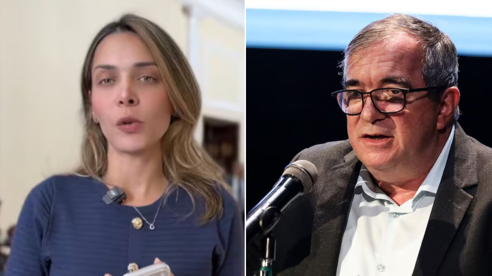 Londoño acusó a Posada de violar la reserva de un proceso judicial y sostuvo que dicha actuación constituye un delito - crédito @MaclaPosada/X y AP