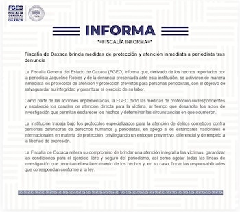 Comunicado Oficial.