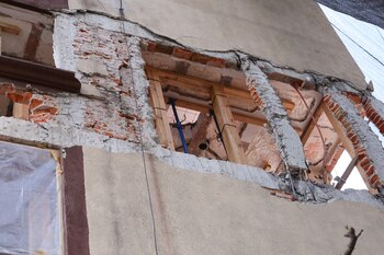Así quedó el edificio que