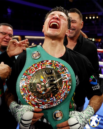 El boxeo mexicano celebra un nuevo logro internacional, tras la consagración de William “Camarón” Zepeda como nuevo campeón mundial superligero del Consejo Mundial de Boxeo (captura de pantalla)