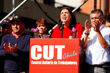 Figueroa dejó a la CUT
