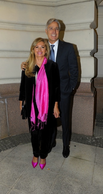 María Laura Leguizamón con el