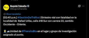 La Secretaría de Movilidad confirmó