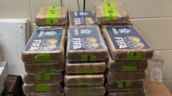 Cocaína decomisada en la frontera