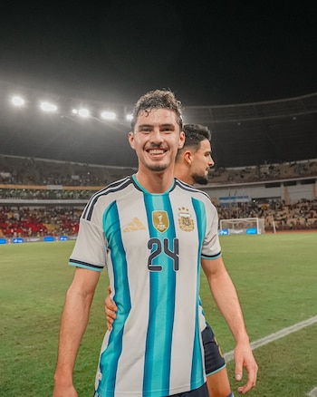 Joaquín Panichelli se perdió el Mundial 2026 por una lesión en el entrenamiento de la selección argentina (@joaco_panichelli)