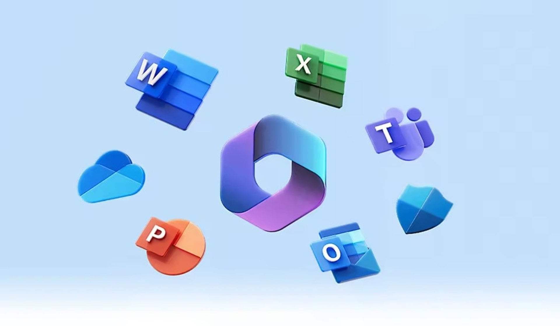 Logo de Microsoft 365 y sus aplicaciones.MICROSOFT