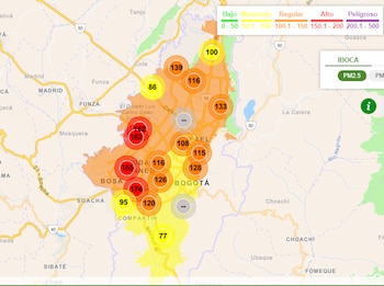 Calidad del aire en Bogotá