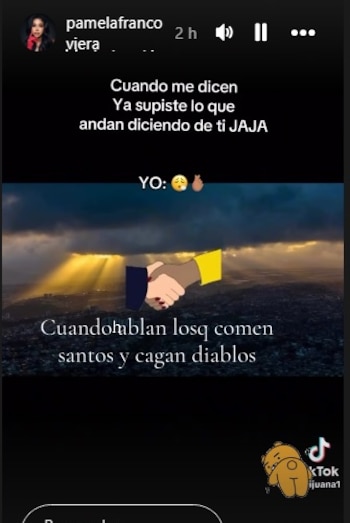 Pamela Franco envía indirecta a