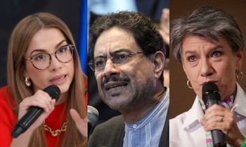 Catherine Juvinao aseguró que, junto con Claudia López, están esperando llegar a acuerdos con el candidato Iván Cepeda sobre emprendimientos, salud y otros temas clave - crédito Germán Forero, Nathalia Angarita/Reuters y Cristian Bayona/Colprensa