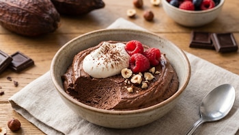 Mousse de chocolate casero y bajo en azúcares: la receta ideal para un snack saludable y nutritivo