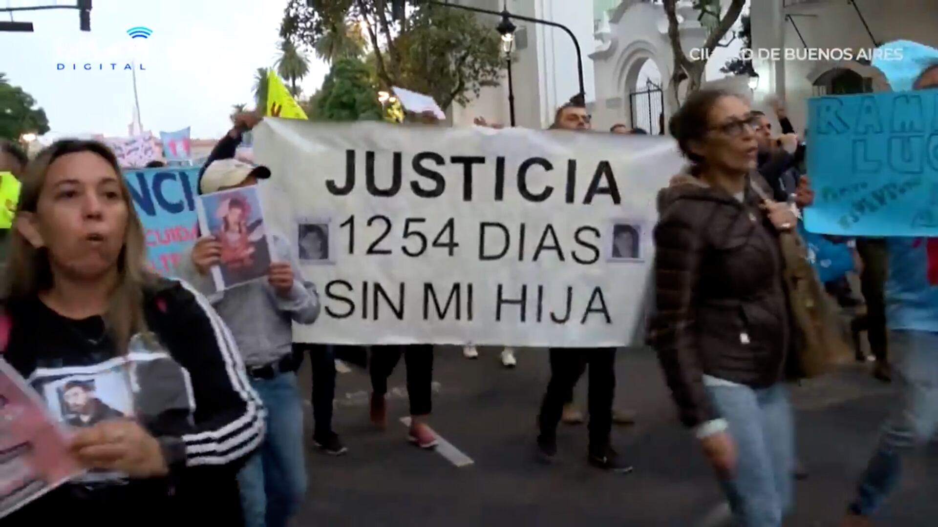 Imagen de archivo de una protesta contra la desidia de la justicia