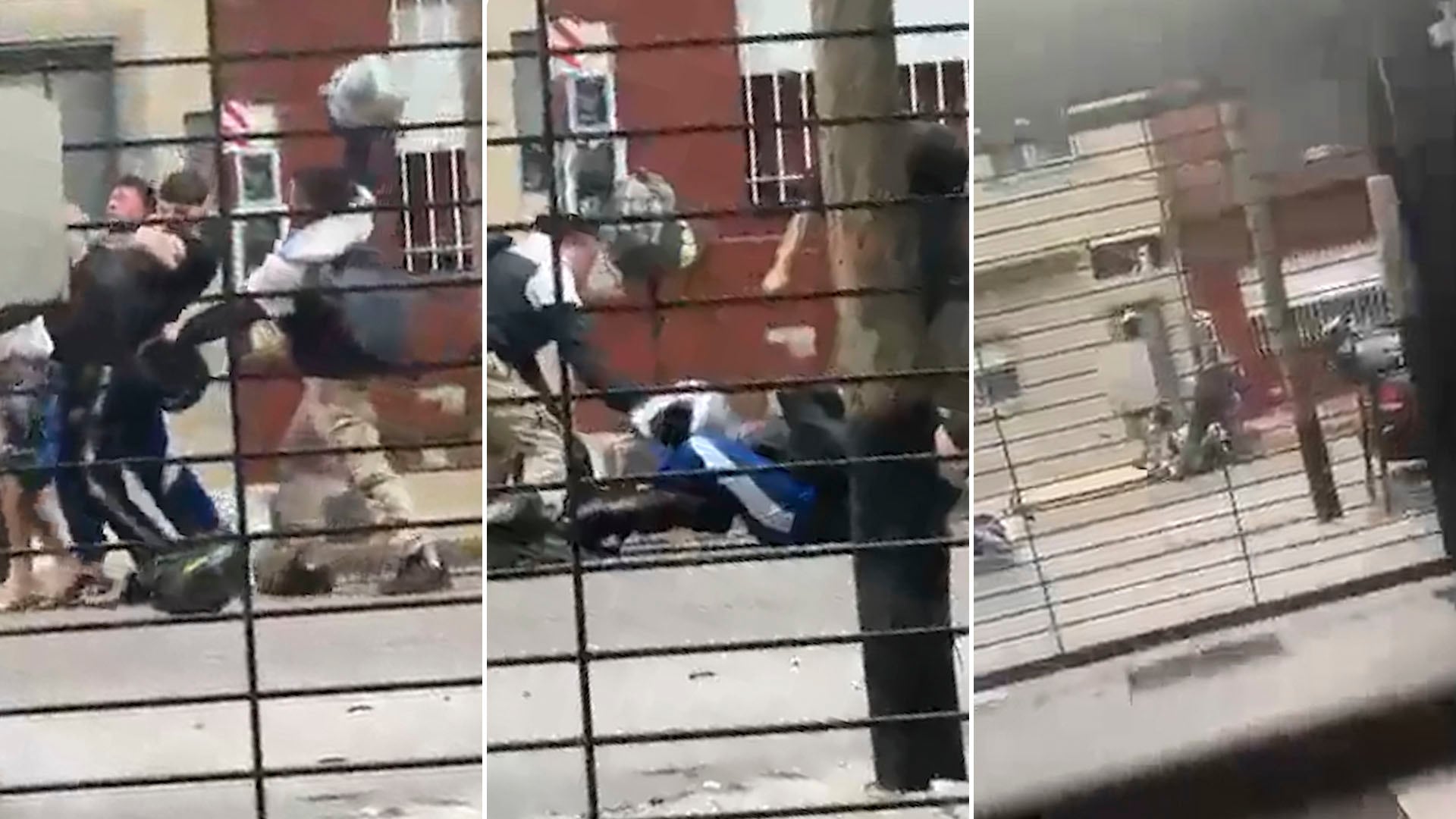El video de la feroz golpiza a un motochorro en La Matanza: su cómplice tenía tobillera electrónica