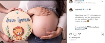 El posteo de Samanta Casais