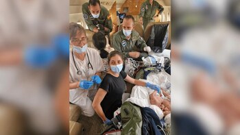 Khadija y Cherive antes de