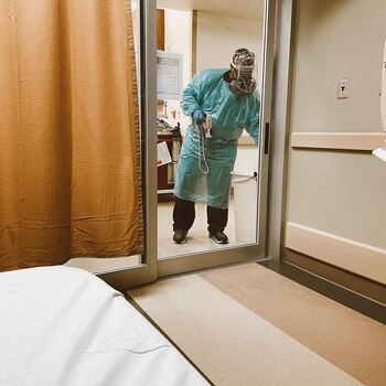 La única visita que tuvo