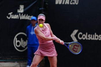 La española era la tercera preclasificada del cuadro clasificatorio del WTA 250 de Bogotá - crédito Colsanitas Open