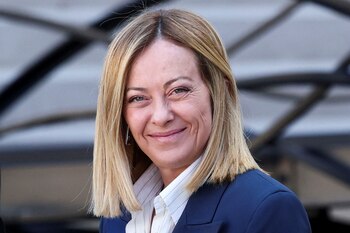 La primera ministra de Italia,