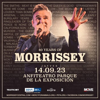 La promoción del concierto de