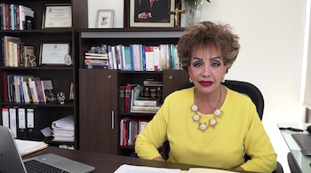 Lucila Ayala afirma que seguirá en la contienda interna de Morena. (Redes Sociales)
