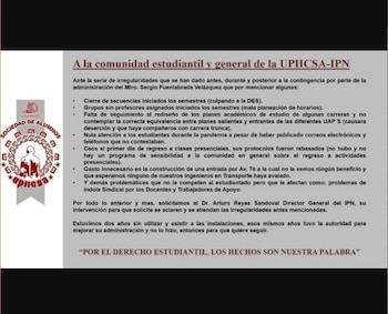 Este es el pliego petitorio