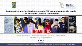 Detenidos el 10 de junio. Crédito: FGE Puebla