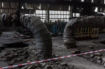 Las defensas aéreas insuficientes dejan a Ucrania vulnerable a ataques. (Oksana Parafeniuk/The Washington Post)