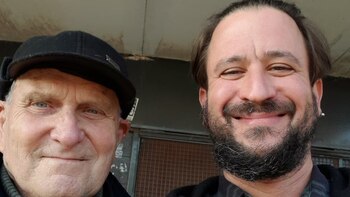 Pablo Capanna junto a Andrés