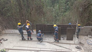 Montaña a punto de colapsar