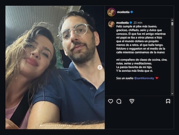 Celeste Cid compartió una tierna