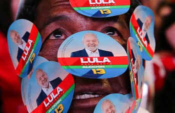 Un partidario del presidente electo