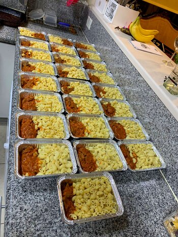 Las raciones, listas para ser