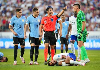 Kevin Ortega durante el choque