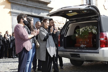 Familiares de Miguel Barbosa acudieron