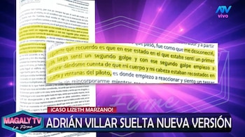 Familia de Lizeth Marzano cuestiona nueva versión de Adrián Villar y espera decisión clave en noviembre. Captura: Magaly TV La Firme.