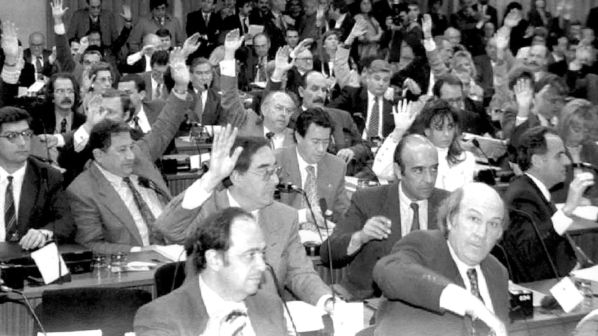 Díaz ruvo un rol central en la reforma constitucional de 1994